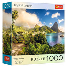 Puzzle: Sunsets Tropical Lagoon 1000 Piece (Trefl Red)