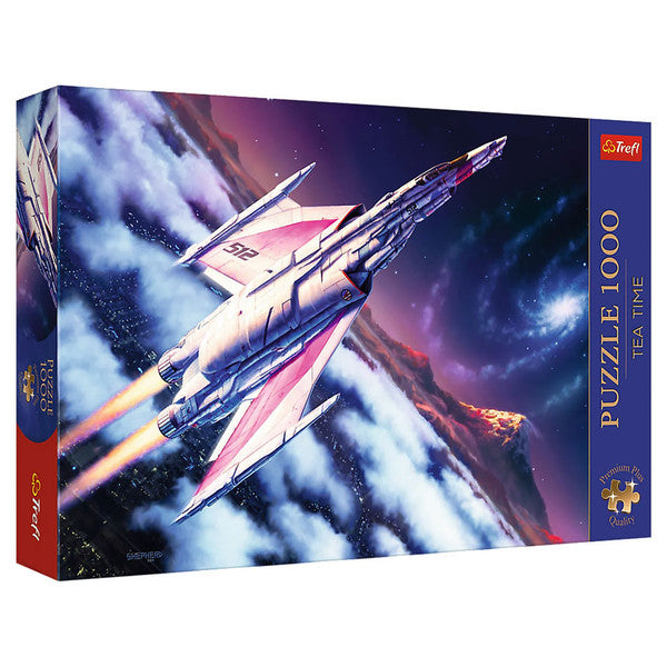 Puzzle: Tea Time: Flight Into Space 1000 Piece (Premium Plus)