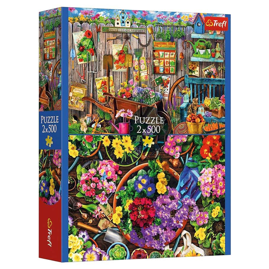 Puzzle: Working In The Garden 2X500 Piece