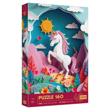 Puzzle: 40th Anniversary: Unicorn Paper Art 160 Piece