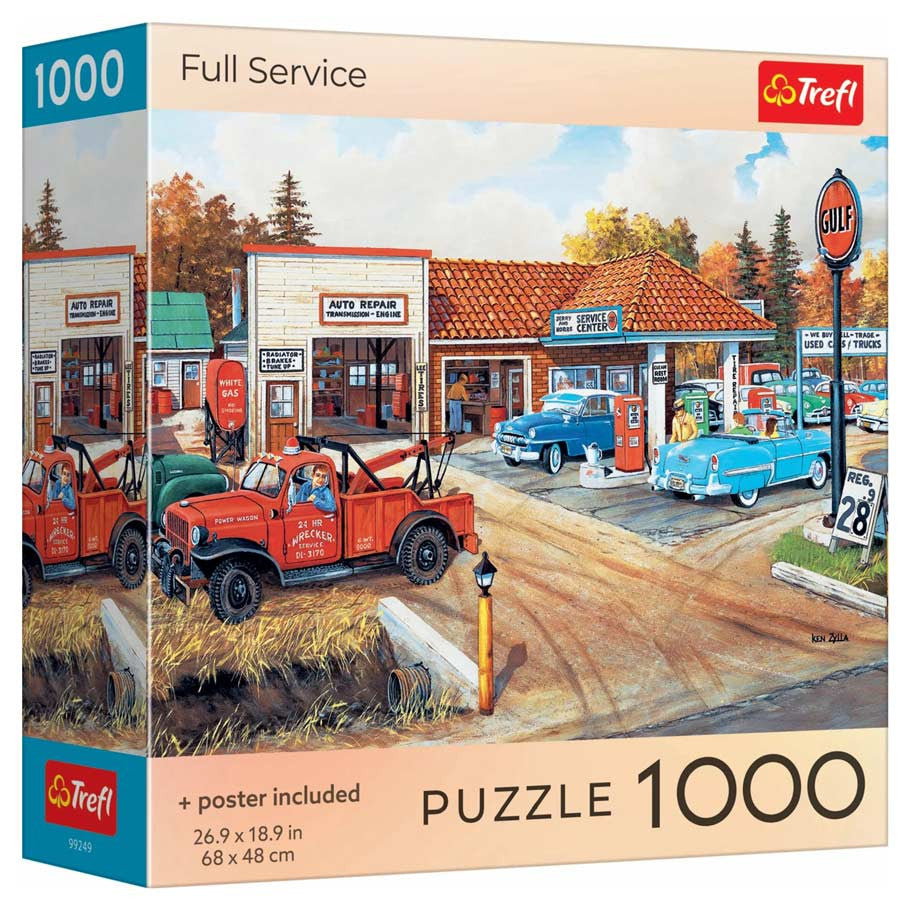 Puzzle: Full Service 1000 Piece (Trefl Red)