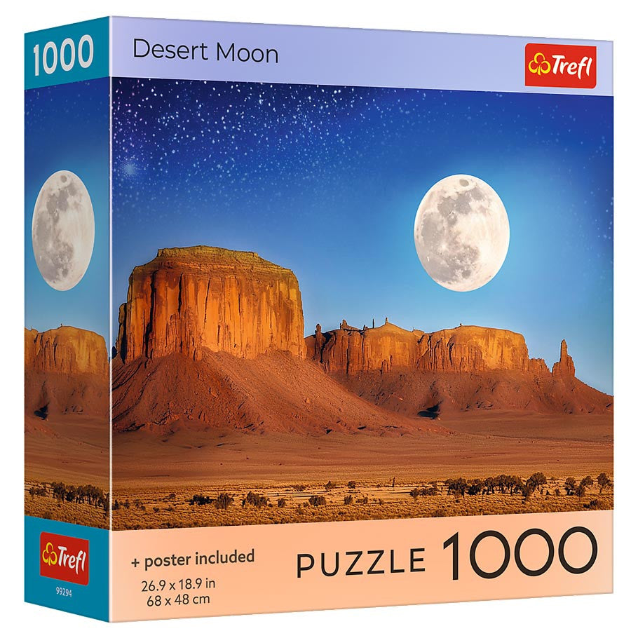 Puzzle: Desert Moon 1000 Piece (Trefl Red)