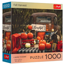 Puzzle: Fall Harvest 1000 Piece with Poster (Trefl Red)