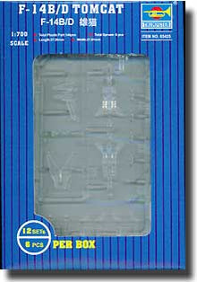 1/700 F14B/D Tomcat Aircraft Set for USS Nimitz (12/Bx)