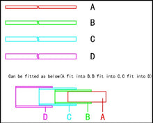 Brass Pipe Set #3: 1.1mm 1.2mm 1.3mm 1.4mm (2ea)