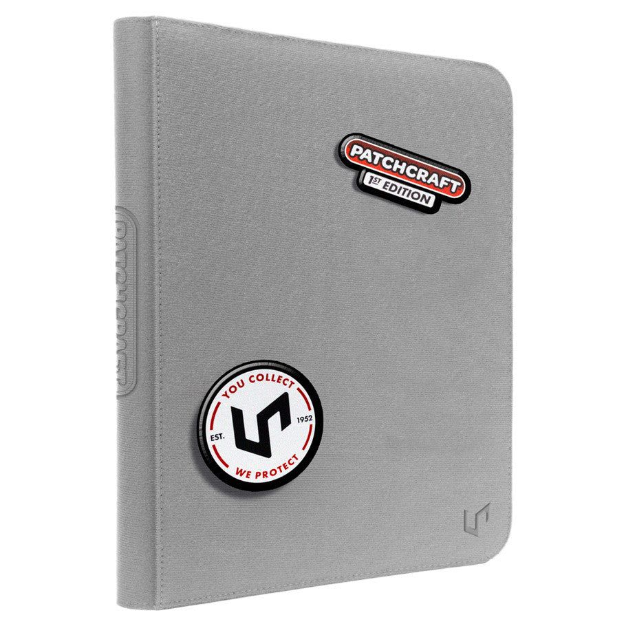 Patchcraft: Binder: 9-Pocket: Pro: Zippered: Grey