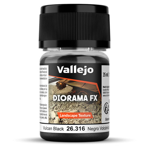 Diorama FX: Landscape: Vulcan Black 0.1-0.6 mm (35ml)