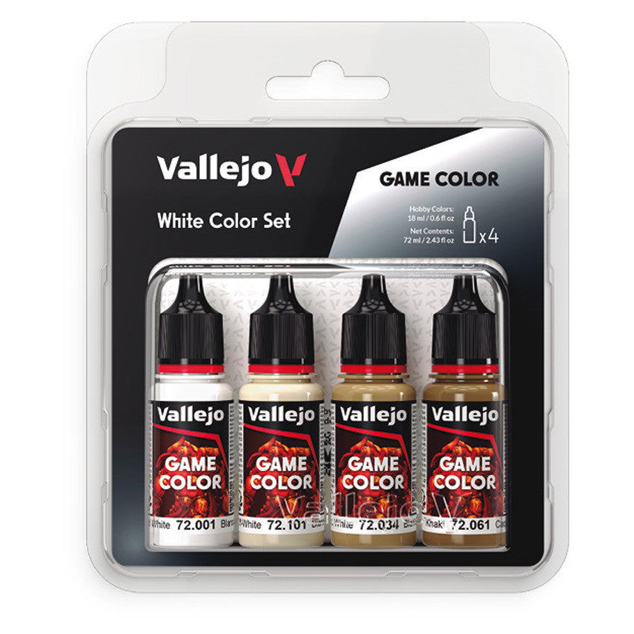Game Color: White Color Set (4)