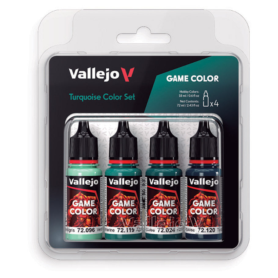 Game Color: Turquoise Color Set (4)