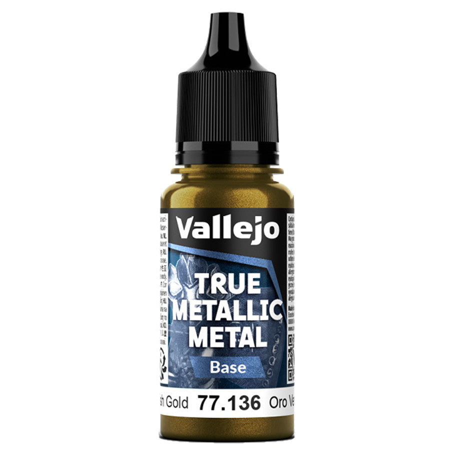 True Metallic Metal: Base: Greenish Gold (18ml)