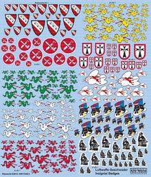 Multi-Scale 1/72 1/48 Luftwaffe Fighter Unit Emblems Pt.2