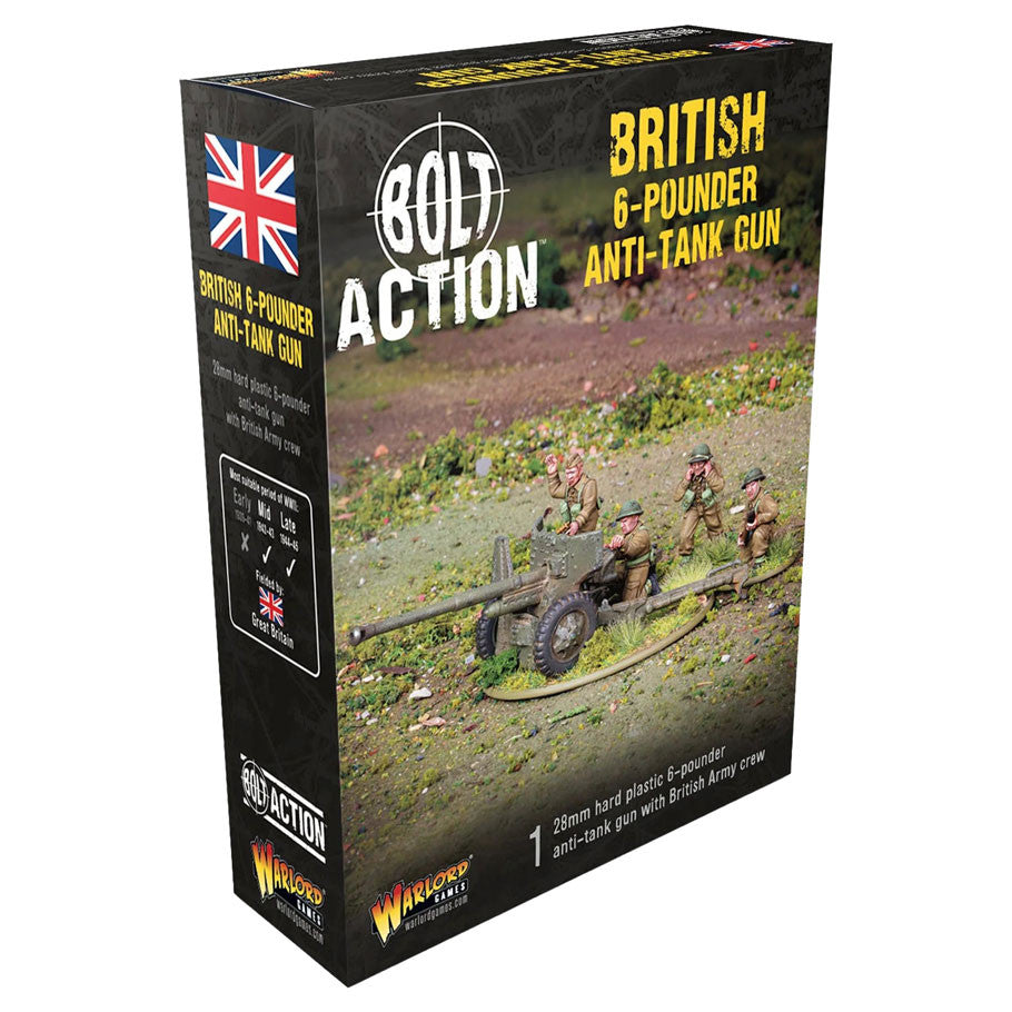 Bolt Action: British 6-pounder Anti-Tank Gun (Plastic)