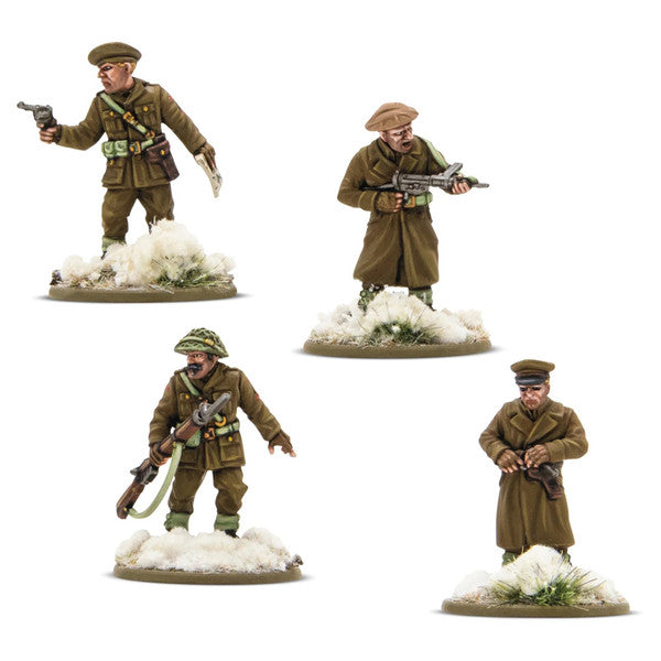 Bolt Action: British & Candadian (Winter) Platoon Commanders