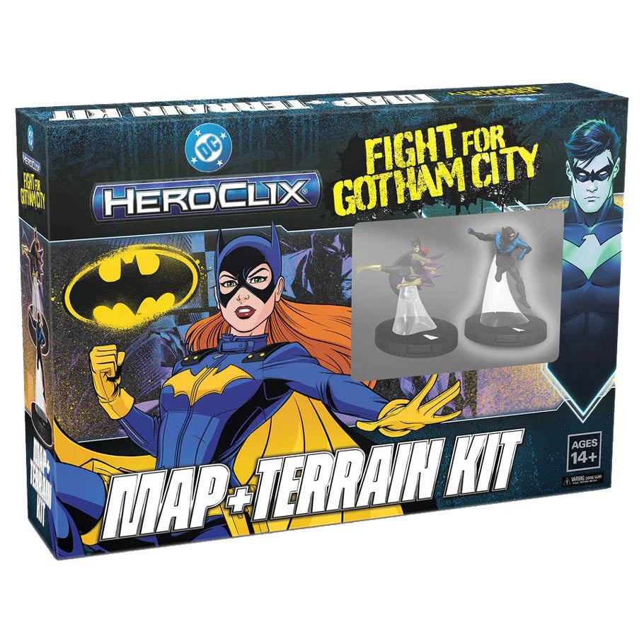 HeroClix: DC: Fight for Gotham City: Map and Terrain Kit