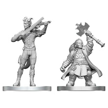 D&D: Nolzur's Marvelous Miniatures: Tiefling Bard & Dwarf Cleric