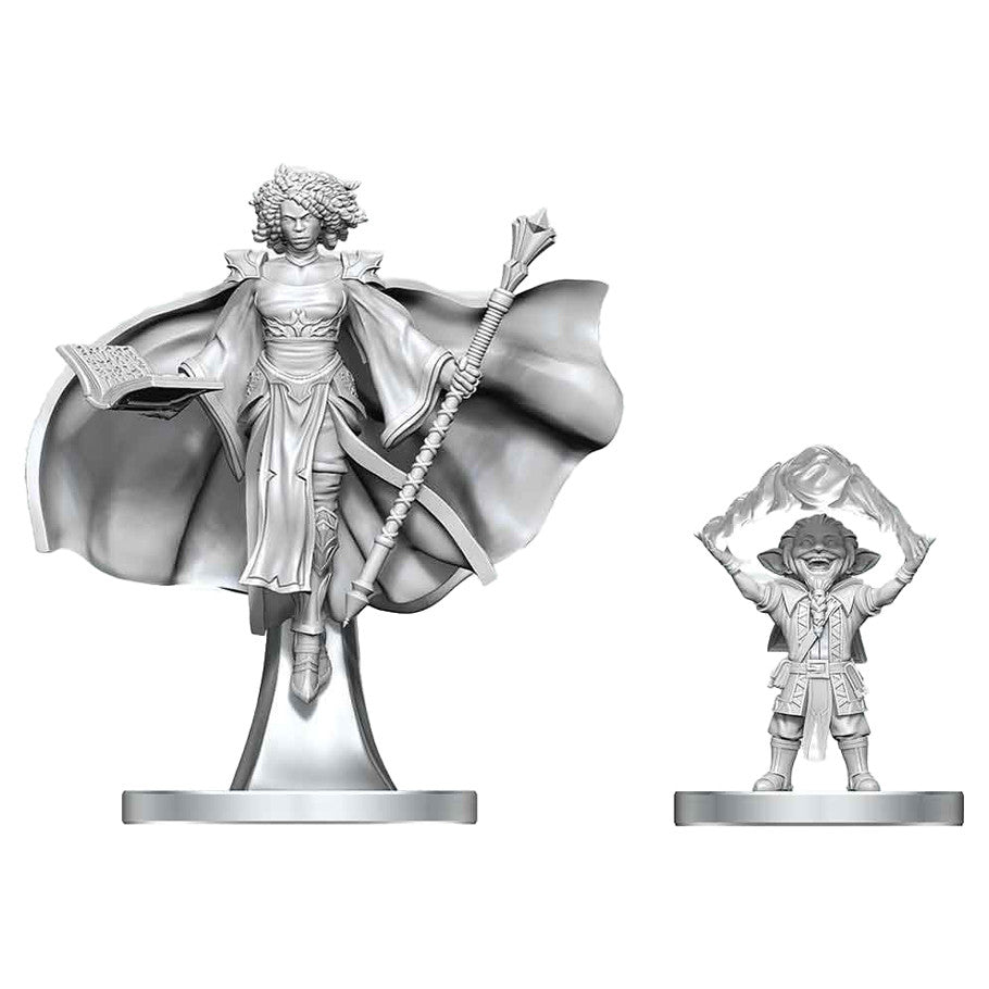 D&D: Nolzur's Marvelous Miniatures: Gnome Warlock & Aasimar Wizard