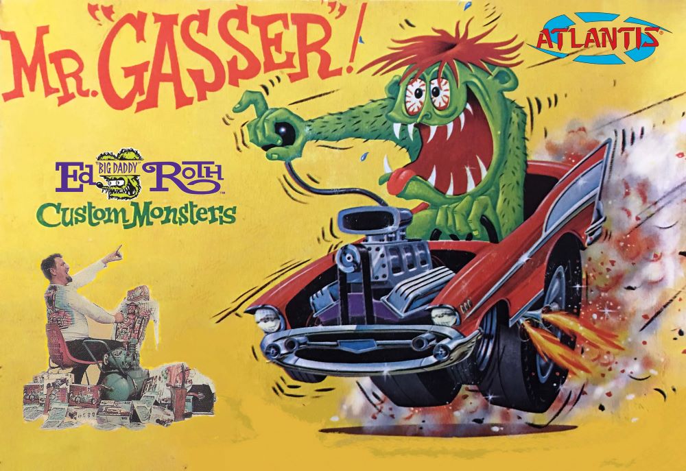 1/25 Ed Big Daddy Roth Mr. Gasser Car & Figure 7 Tall (Formerly Revell)