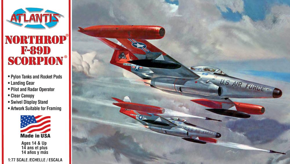 1/80 Northrop F89D Scorpion Aircraft (Formerly Revell)