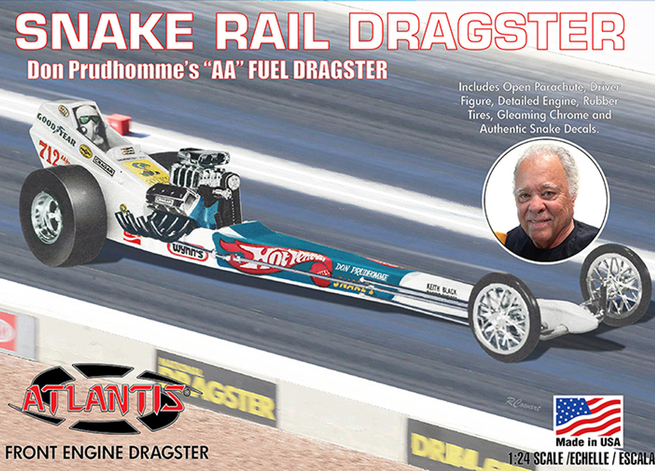 1/24 Don Prudhomme Snake Rail AA Fuel Dragster (Formerly Monogram)