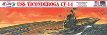 1/500 USS Ticonderoga CV14 Angled Flight Deck Aircraft Carrier (Formerly Renwal)