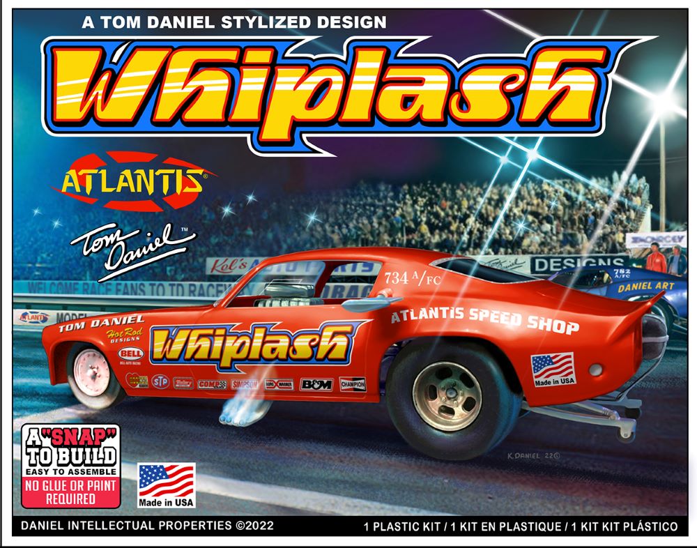 1/32 Tom Daniel Whiplash Camaro Funny Car (Snap) (Formerly Monogram)