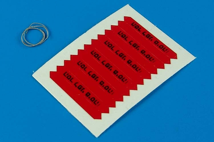 1/32 Remove Before Flight Flags IDF Black Lettering (Decals)