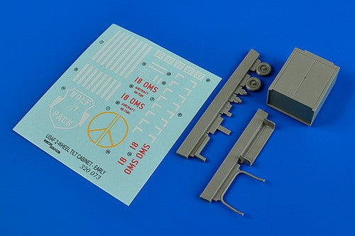 1/32 USAF 2-Wheel Tilt Cabinet Early Vietnam War Era