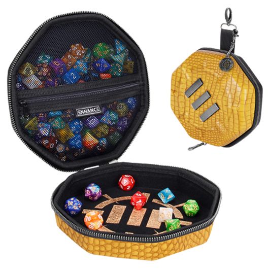 Enhance: Dice Case Collector's Edition Gold By Enhance Gaming