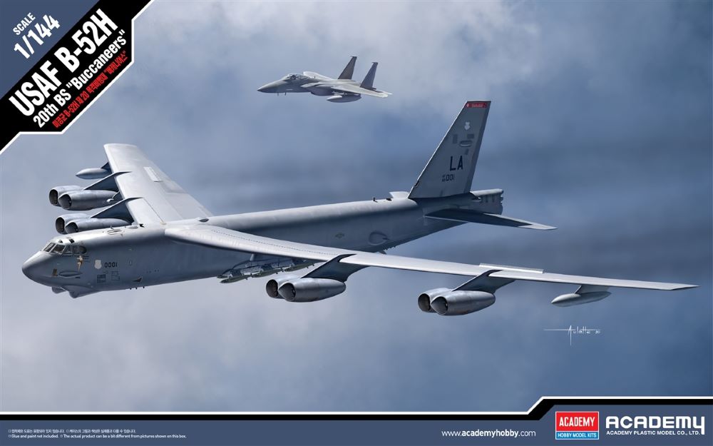 1/144 B52H 20th BS Buccaneers USAF Subsonic Strategic Bomber