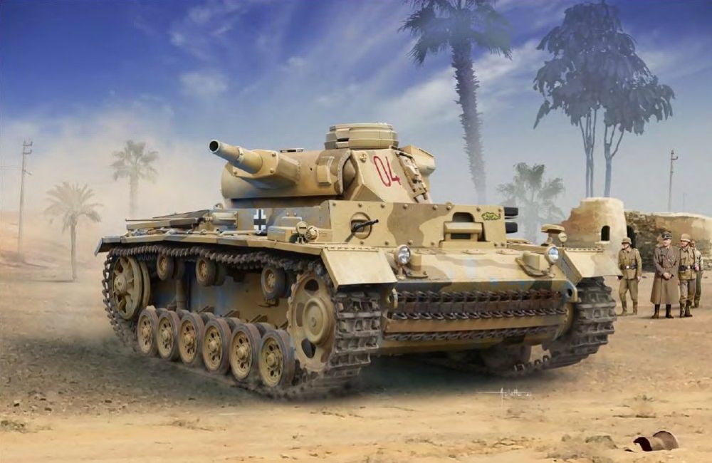 1/35 German Panzer III Ausf N Tank Afrika Korps
