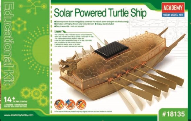 Educational Kit: Solar Powered Turtle Ship (Approx 6L) (Snap)