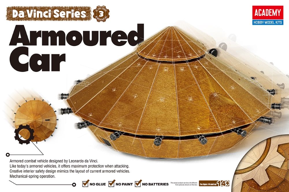 DaVinci Armored Car (Approx 4.5W) (Snap)