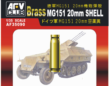 1/35 MG151 20mm Ammo Shells (20pc) (Brass)