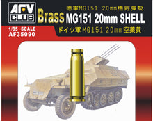 1/35 MG151 20mm Ammo Shells (20pc) (Brass)