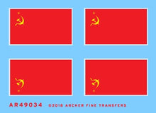 1/48 Russian WWII Flags (2)