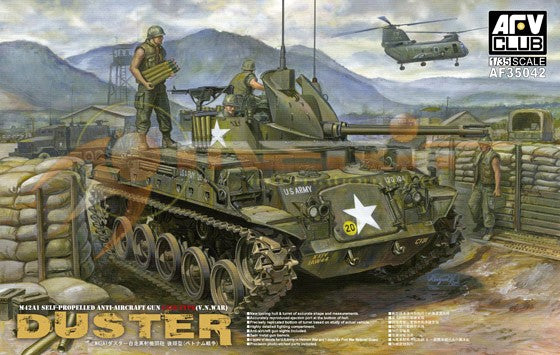 1/35 M42A1 Duster Late Type Tank w/Self-Propelled Anti-Aircraft Gun Vietnam War