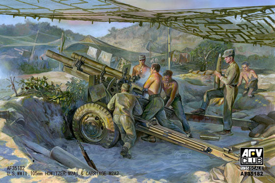 1/35 WWII Late 105mm Howitzer M2A1 & M2A2 Carriage