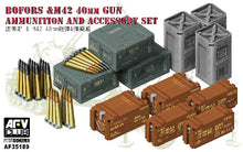 1/35 British Bofors & M42 40mm Gun Ammo & Accessory Set
