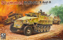 1/35 German Stummel SdKfz 251/9 Ausf D 7.5cm KwK 37 Low Velocity Early Halftrack
