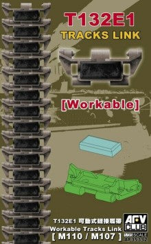 1/35 T132E1 Workable Track Links for M110/M107