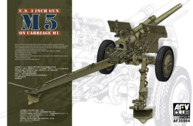 1/35 US 3-inch M5 Gun on M1 Carriage