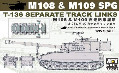 1/35 US M108/M109 SPG T136 Separate Track Links