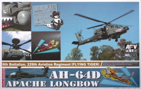 1/72 AH64D Apache Longbow 8th Battalion 229th Aviation Rgmt Flying Tiger Attack Helicopter