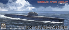 1/350 WWII German U-Boat Type XXI Submarine