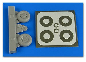 1/32 Bucker Bu131 Wheels & Paint Masks Disc Cover For ICM