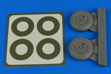 1/32 Spitfire Mk IX Wheels (Covered) & Paint Masks For TAM