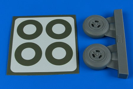 1/32 Spitfire Mk IX 3-Spoke Wheels & Paint Masks For TAM