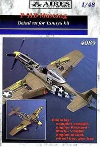 1/48 P51D Detail Set w/Packard-Merlin V1650 Engine For TAM