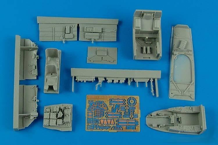 1/48 Me410B2/U4 Cockpit Set For MGK