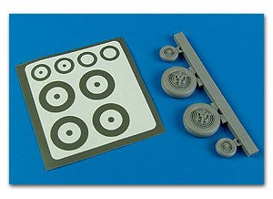 1/48 F100 Wheels & Paint Masks For RMX & TSM